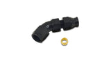 Vibrant 45 Degree 3/8in Tube to Female 6AN Adapter - 16556