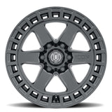 ICON Raider 17x8.5 6x135 6mm Offset 5in BS Satin Black Wheel - 3417856350SB