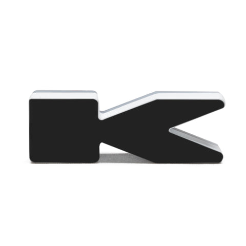 ORACLE Lighting Universal Illuminated LED Letter Badges - Matte Blk Surface Finish - K - 3141-K-005
