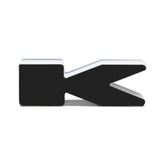 ORACLE Lighting Universal Illuminated LED Letter Badges - Matte Blk Surface Finish - K - 3141-K-001