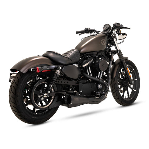 Vance & Hines 14-22 Sportsters Stainless 2-1 Upsweep Exhaust - Black - 47328