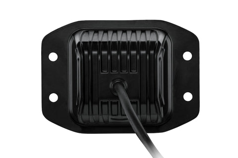 Hella Universal Black Magic 3.2in L.E.D. Cube Kit - Flood Beam (Flush Mount) - 358176831