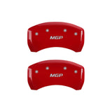 MGP Rear set 2 Caliper Covers Engraved Rear MGP Red finish silver ch - 10203RMGPRD