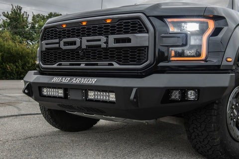 Road Armor 17-20 Ford Raptor Stealth Front Non-Winch Bumper - Tex Blk - 6171F0B-NW