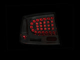ANZO 2006-2008 Dodge Charger LED Taillights Black - 321014