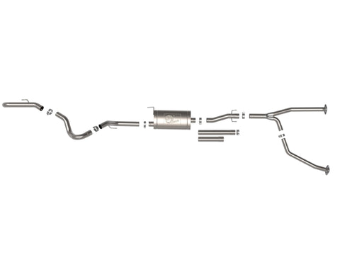 aFe 2022 Toyota Tundra V6-3.5L (tt) Apollo GT Series Hi-Tuck 2.5in to 3in 409 SS Cat-Back Exhaust - 49-46062
