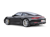 Akrapovic 16-17 Porsche 911 Carrera S/4/4S/GTS (991.2) Slip-On Line (Titanium) w/ Titanium Tips - S-PO/TI/5H