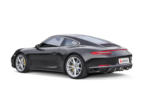 Akrapovic 16-17 Porsche 911 Carrera S/4/4S/GTS (991.2) Slip-On Line (Titanium) w/ Titanium Tips - S-PO/TI/5H