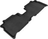 3D MAXpider 2004-2009 Lexus RX Kagu 2nd Row Floormats - Black - L1LX03921509