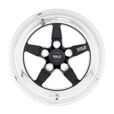 Weld S71 15x6 / 5x4.5 BP / 3.5in. BS Black Wheel (Medium Pad) - Non-Beadlock - 71MB-506A35A