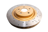 DBA 10-15 Chevrolet Camaro SS V8 Front Street Series Drilled & Slotted Rotor - DBA2604X