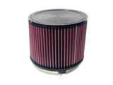 K&N Universal Rubber Filter 6in Flange ID / 7.5in OD / 6in Height / Round Straight - RU-3060