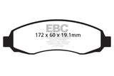 EBC 03-04 Dodge Dakota 2WD 3.7 Yellowstuff Front Brake Pads - DP41647R