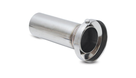 Vibrant 3.90in OD Low Inner Silencer Muffler w/ 3.90in ID Single Wall Exh Tip2.5in OD Tuning Tube - 1184