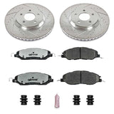 Power Stop 11-14 Ford Mustang Front Z26 Street Warrior Brake Kit - K5407-26