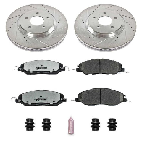 Power Stop 11-14 Ford Mustang Front Z26 Street Warrior Brake Kit - K5407-26