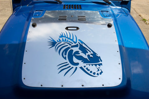 Fishbone Offroad 97-02 Jeep Wrangler TJ Hood Louver Raw Unpainted - FB31124