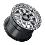 Weld S907 15X10 Laguna Beadlock 5X115 ET22 BS6.4 Gloss Black MIL Dia 78.1 - S907B0071P22