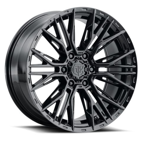 MTX Gangstar Gloss Black 24x10in / 6x135 BP / 35mm Offset / 87.1mm Bore - X301GB-241065+35