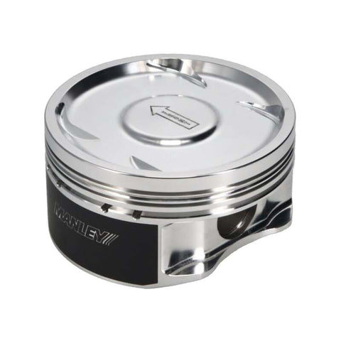Manley 04+ Subaru WRX STi (EJ257) 75mm DE-STROKED 99.75mm +.25mm Bore 8.5:1 Dish Piston Set w/ Rings - 621002C-4
