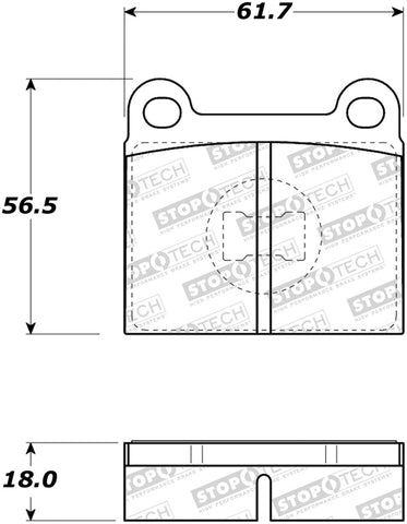 StopTech Street Brake Pads - 308.00960
