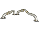 aFe Twisted Steel Power Package Up-Pipes / Manifold 08-10 Ford Diesel Trucks V8 6.4L (td) - 48-33016-PK