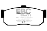 EBC 91-97 Infiniti G20 2.0 Greenstuff Rear Brake Pads - DP2889