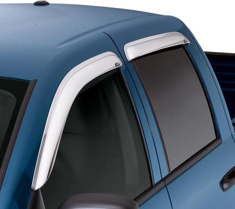 AVS 02-10 Ford Explorer (4 Door) Ventvisor Front & Rear Window Deflectors 4pc - Chrome - 684819