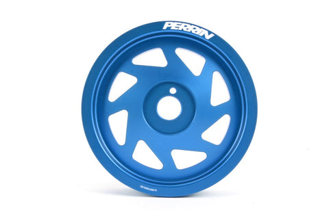 PERRIN 15-18 Subaru WRX / 13-20 BRZ / 14-18 Forester XT FA/FBCrank Pulley - Blue - PSP-ENG-101BL