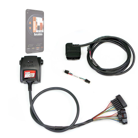 Banks Power Pedal Monster Kit (Stand-Alone) - Molex MX64 - 6 Way - Use w/Phone - 64345