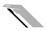 APR Sideburn Sticker - Silver/Black - PM100335