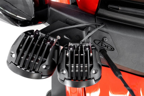 Addictive Desert Designs21-23 Ford Bronco/Raptor Dual Ditch Light Brackets - AC2301801NA