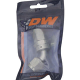 DeatschWerks 8 AN Female Flare Swivel 60-degree Hose End CPE - Anodized DW Titanium - 6-02-0822