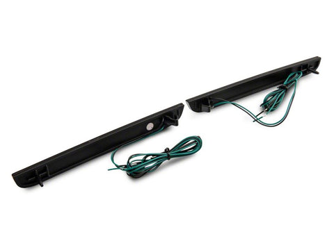 Raxiom 15-23 Dodge Challenger Axial Series LED Rear Bumper Reflector Lamps- Smoked - CH6725