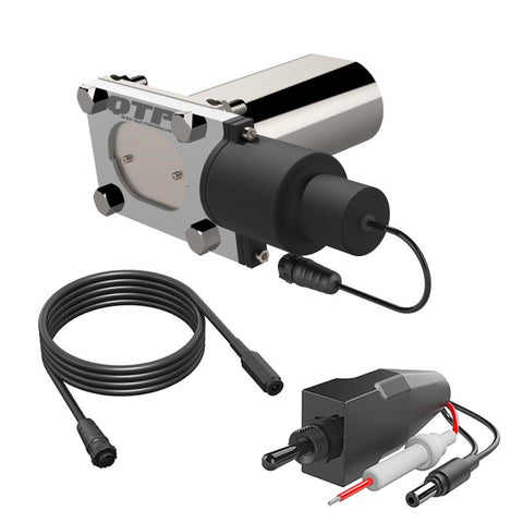 QTP Bolt-On QTEC Low Profile Oval Electric Cutout Valve - QTEC33