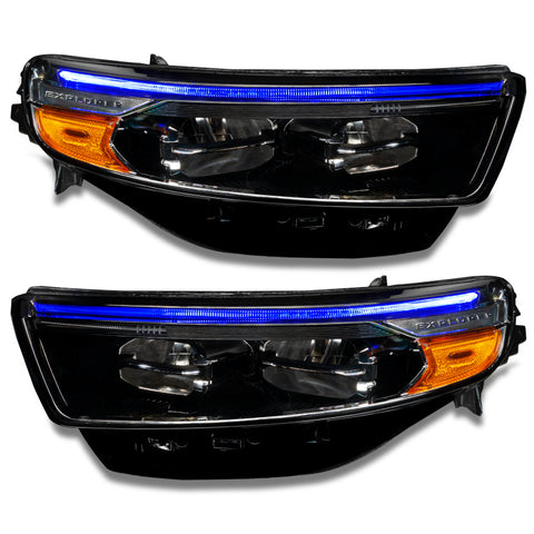 Oracle 20-22 Ford Explorer Dynamic RGB Headlight DRL Kit - - w/ Simple Controller - 1472-504