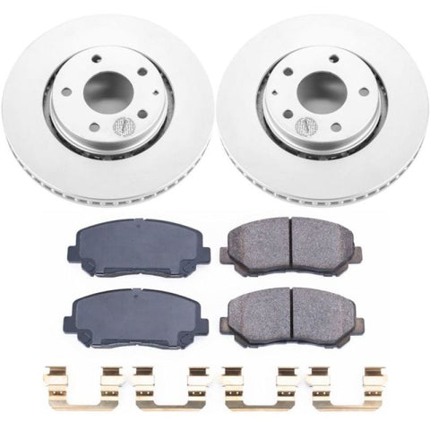 Power Stop 16-18 Mazda CX-5 Front Z17 Evolution Geomet Coated Brake Kit - CRK7689