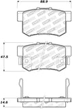 StopTech Street Touring 08-10 Honda Accord EX/EX-L Coupe Rear Brake Pads - 308.05360