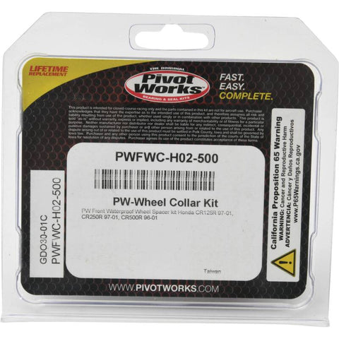 Pivot Works 97-01 Honda CR125R Front Waterproof Wheel Spacer Kit - PWFWC-H02-500