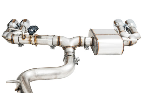 AWE Tuning Audi 8V S3 SwitchPath Exhaust w/Chrome Silver Tips 102mm - 3025-42068