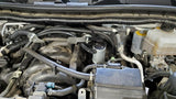 J&amp;L 17-24 Nissan Armada / 14-24 Infiniti QX80 5.6L Driver Side Oil Separator 3.0 - Clear Anodize - 3118D-C