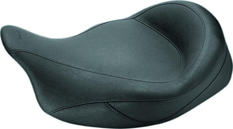 Mustang 08-21 Harley Electra Glide Std,Rd Glide,Rd King,Str Glide Super Touring Solo Seat - Black - 76067