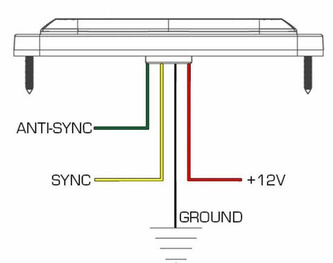 Oracle 4 LED Dual Color Slim Strobe - Amber/White - 3512-023