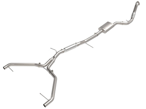 aFe 20-21 Audi A4 L4-2.0L (t) MACH Force-Xp 3in to 2-1/2in Stainless Steel Cat-Back Exhaust System - 49-36446