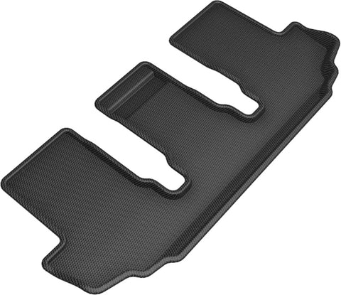 3D MAXpider 20-23 Toyota Highlander 8-Seat Kagu Black Floor Mat - Row 3 - L1TY26231509