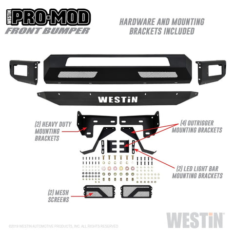 Westin 18-19 Ford F-150 Pro-Mod Front Bumper - 58-41065
