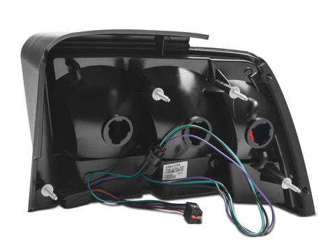 Raxiom 99-04 Ford Mustang Excluding 99-01 Cobra Icon LED Tail Lights- Black Housing (Smoked Lens) - 100807