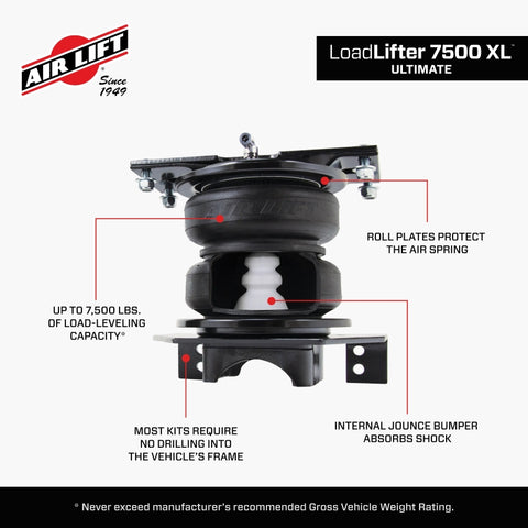 Air Lift LoadLifter 7500 XL Ultimate Air Spring Kit for 2019 Ram 3500 (2WD & 4WD) - 57531