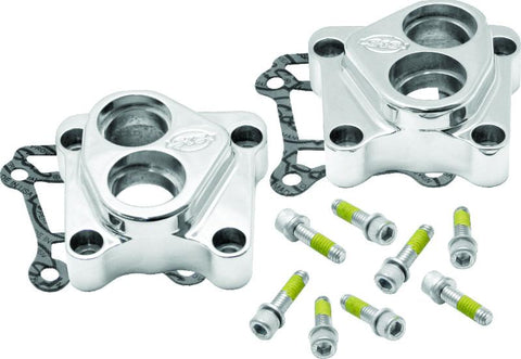 S&S Cycle 1999+ BT Tappet Cover Set - Chrome - 106-3883
