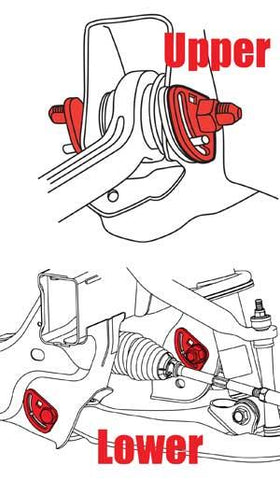 SPC Performance 11+ Chevy/GMC 2500HD / 3500HD Upper Camber/Caster Kit - 86376